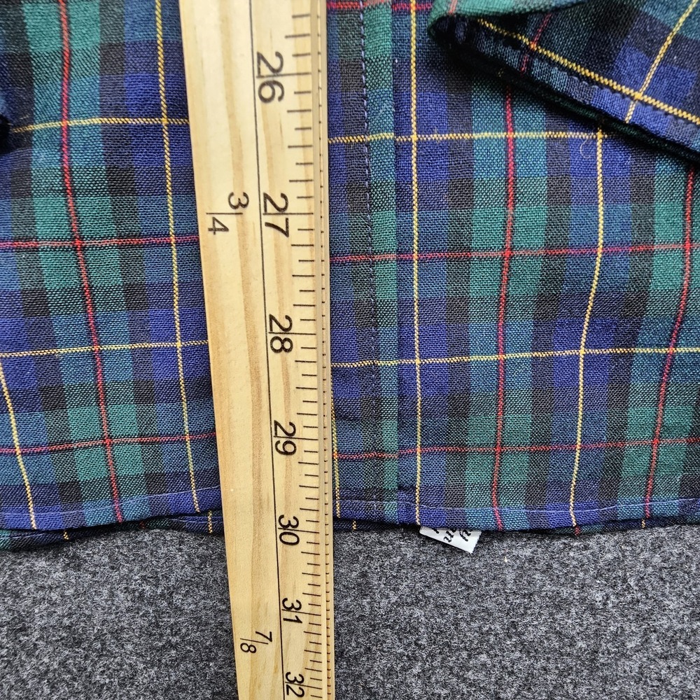 VTG Pendleton Shirt‎ Mens Large Plaid Sir Pendleton Virgin Wool Western USA Made - Picture 5 of 8